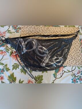 Vintage Y2K Metallic Mesh Shoulder Bag- bebe (2003-2004 era)